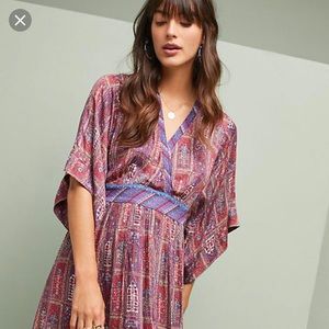 ANTHROPOLOGIE | Tiny Omina Kimono Sleeve Dress XS